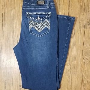 Earl Slim Boot with bling on pockets size 12